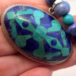 Dorje Necklace Turq, Lapis