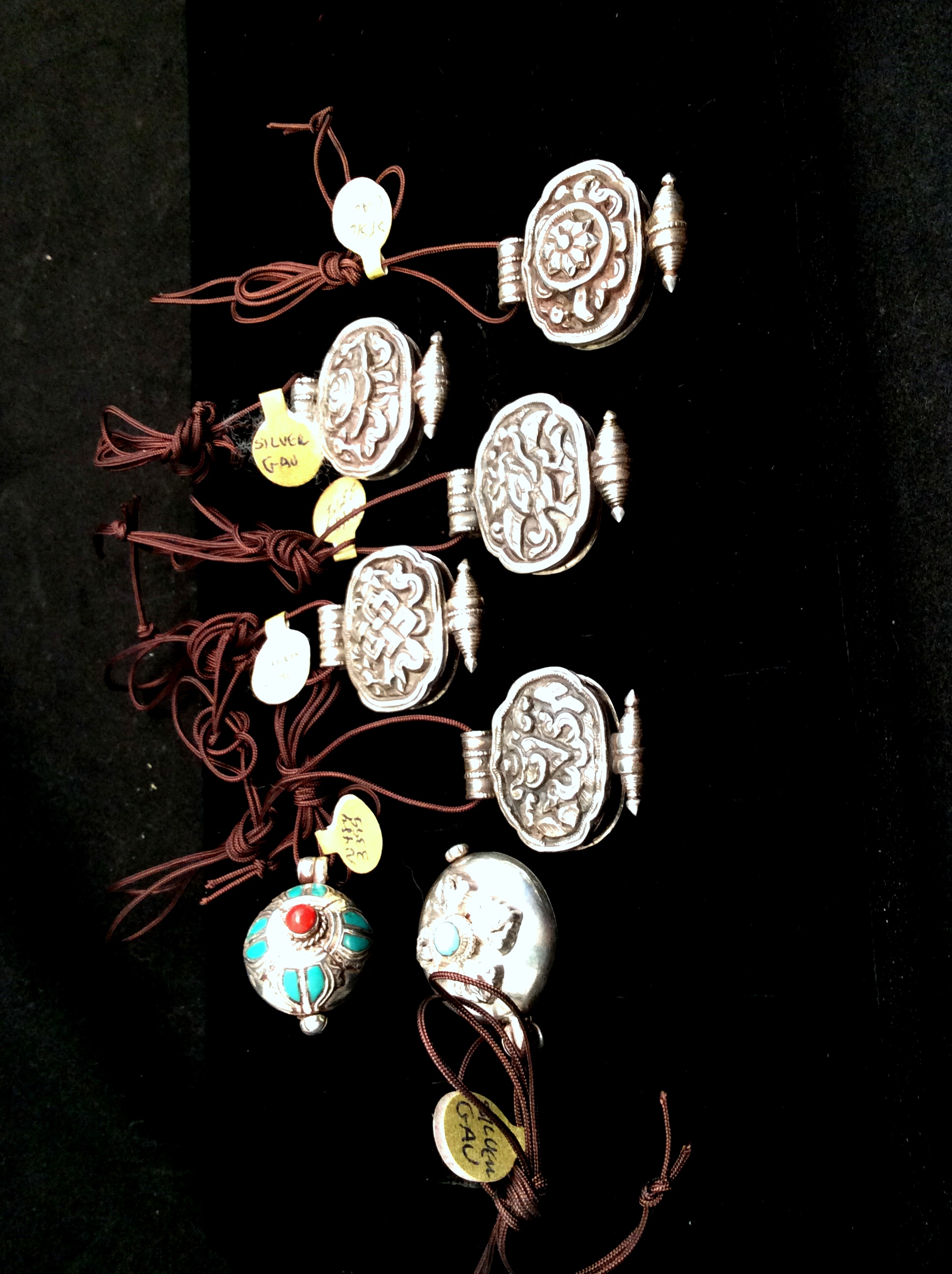 Sterling Silver Tibetan Gau Amulet Pendant - Image 2