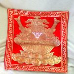 8 Auspicious Symbols Silk Brocade Pillow Cover