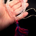 Clear Glass Disk Mala Prayer Beads