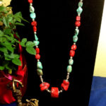 Traditional Tibetan Necklace Coral Turquoise Amber