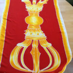 Lg Sacred Dorje Wall Hanging Altar Cloth